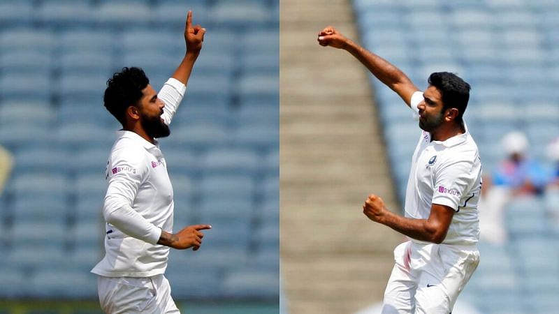 Ravindra Jadeja (left) and Ravichandran Ashwin (right) are the spin twins of Team India.